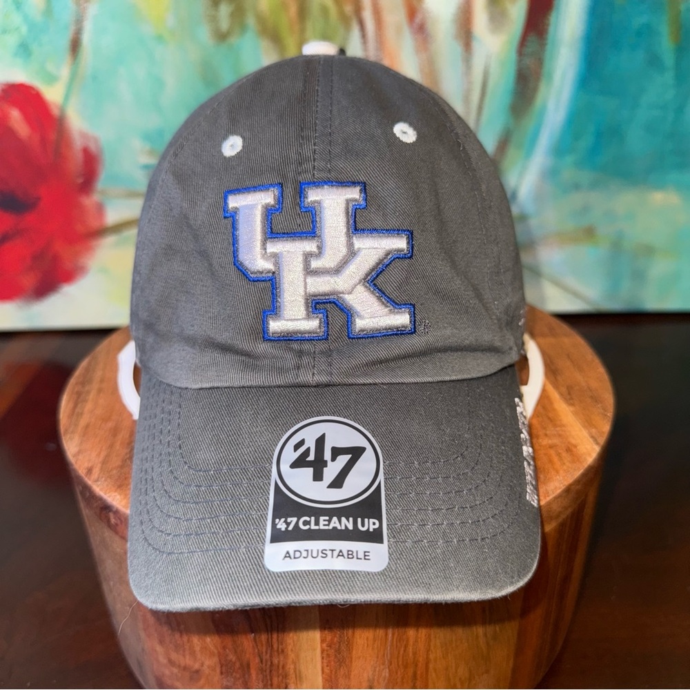 Kentucky Wildcats Hat Cap Adjustable Fit Blue/Gray 47 Brand UK